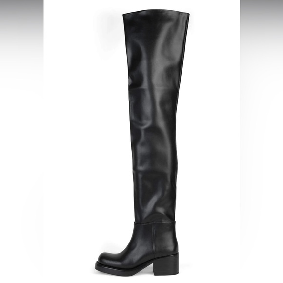 Jeffrey Campbell Shoes - Jeffrey Campbell REFLECT-OK Thigh-high block-heeled boot